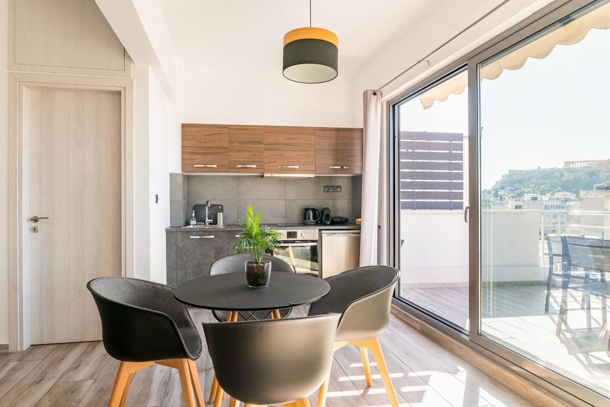 Dreamy Athens Penthouse With Acropolis View Apartment Luaran gambar
