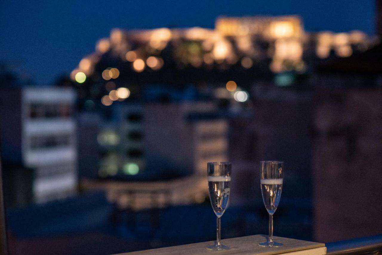 Dreamy Athens Penthouse With Acropolis View Apartment Luaran gambar